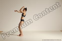 Modern dance poses of Rea