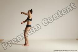 Modern dance poses of Rea