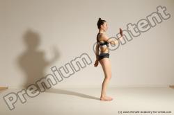 Modern dance poses of Rea