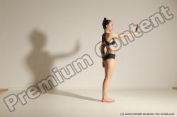 Modern dance poses of Rea