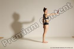 Modern dance poses of Rea