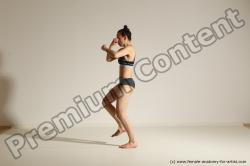 Modern dance poses of Rea