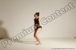 Modern dance poses of Rea