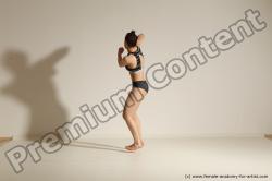 Modern dance poses of Rea