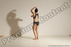 Modern dance poses of Rea