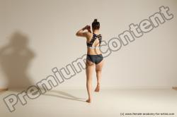 Modern dance poses of Rea