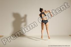 Modern dance poses of Rea