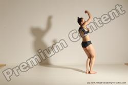 Modern dance poses of Rea