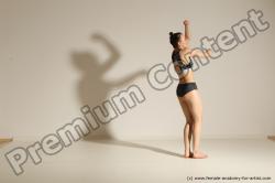 Modern dance poses of Rea