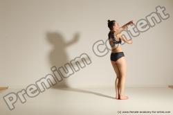 Modern dance poses of Rea