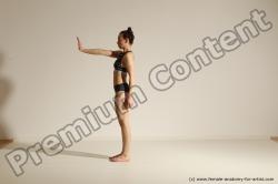 Modern dance poses of Rea