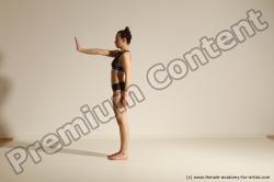 Modern dance poses of Rea