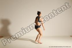 Modern dance poses of Rea