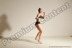 Modern dance poses of Rea