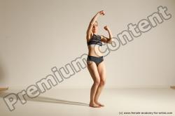 Modern dance poses of Rea