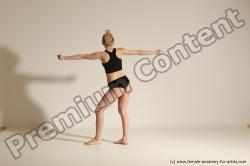 Modern dance poses of Anavi