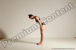 Modern dance poses of Rea