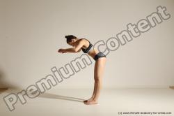 Modern dance poses of Rea