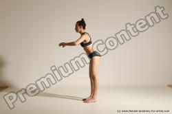 Modern dance poses of Rea