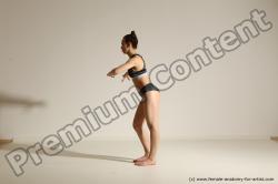 Modern dance poses of Rea