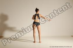 Modern dance poses of Rea