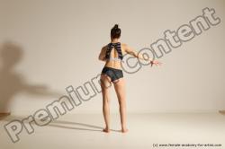 Modern dance poses of Rea