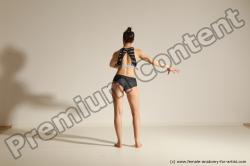 Modern dance poses of Rea