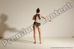 Modern dance poses of Rea