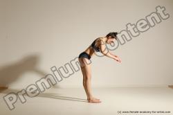 Modern dance poses of Rea