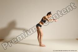 Modern dance poses of Rea