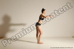 Modern dance poses of Rea