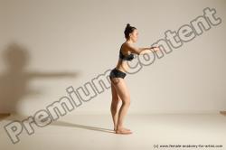 Modern dance poses of Rea