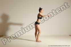 Modern dance poses of Rea