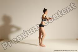 Modern dance poses of Rea