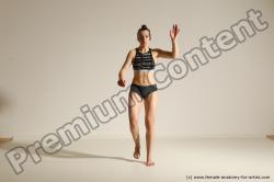 Modern dance poses of Rea