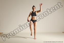 Modern dance poses of Rea