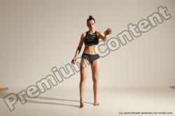 Modern dance poses of Rea