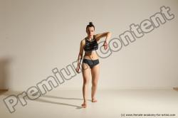 Modern dance poses of Rea