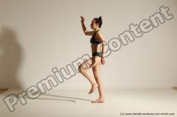 Modern dance poses of Rea