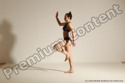 Modern dance poses of Rea