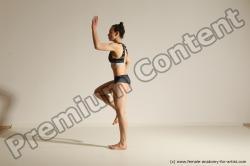 Modern dance poses of Rea