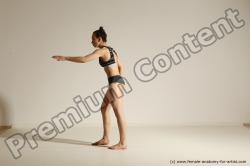 Modern dance poses of Rea