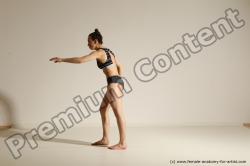 Modern dance poses of Rea