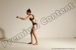 Modern dance poses of Rea