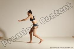 Modern dance poses of Rea