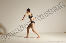 Modern dance poses of Rea