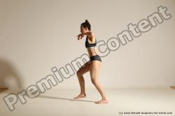 Modern dance poses of Rea