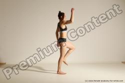 Modern dance poses of Rea