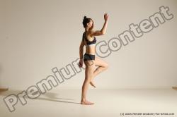 Modern dance poses of Rea