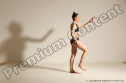 Modern dance poses of Rea